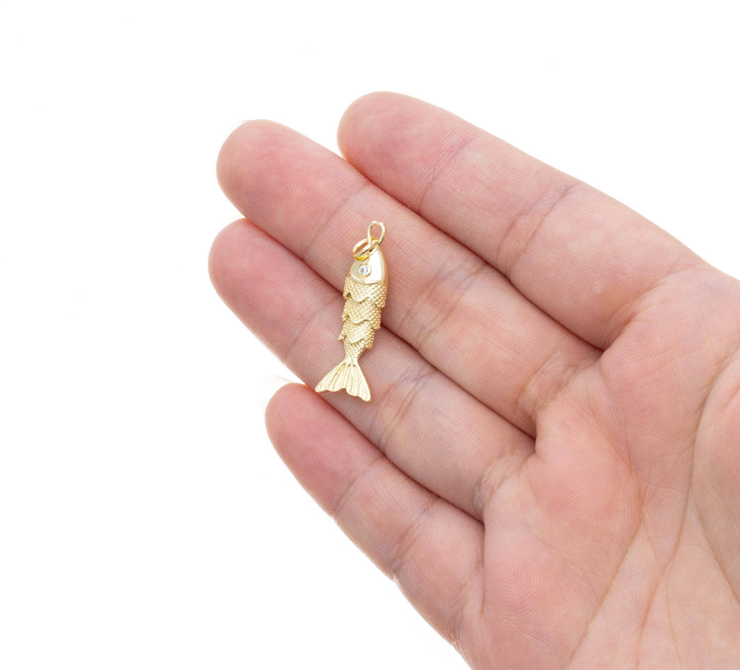 Tiered Fish Charm