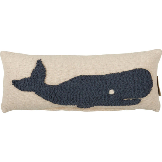 Hooked Whale Pillow