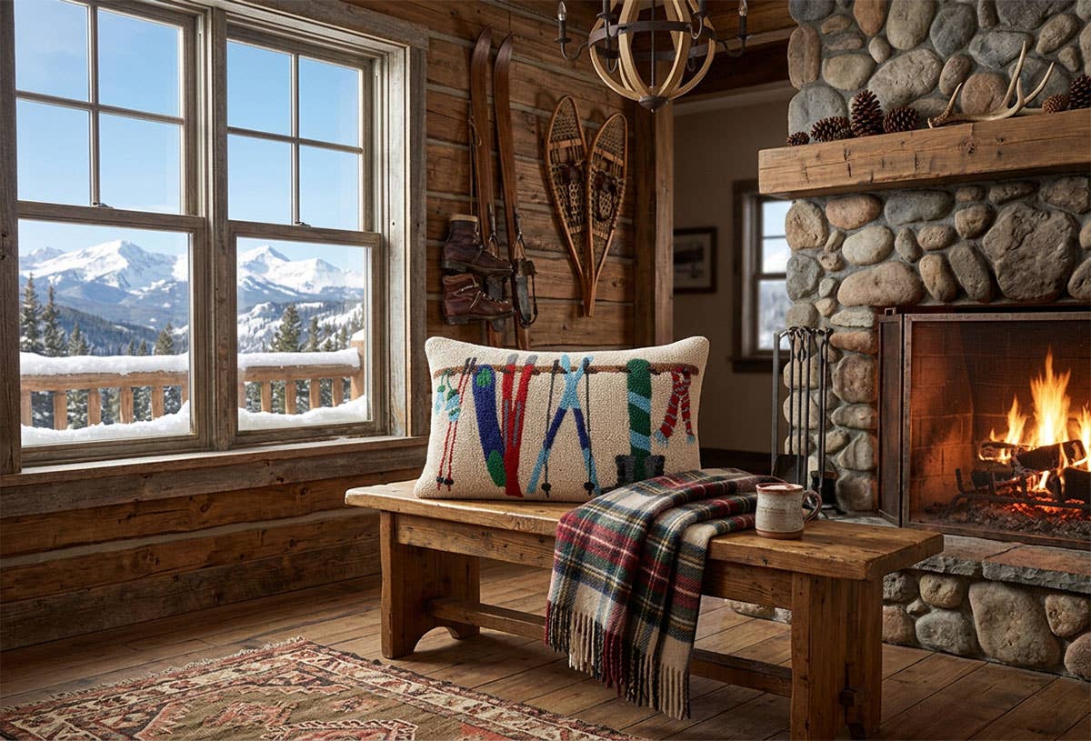 Winter Rack Hook Pillow