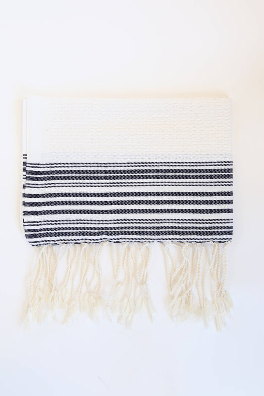 White Honeycomb Hand Towel