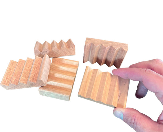 2" mini wood soap dishes