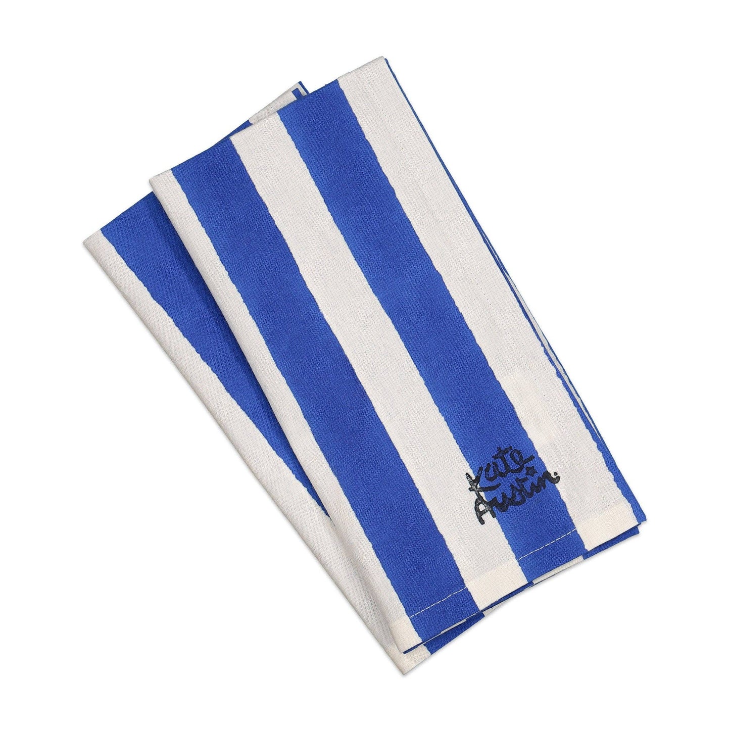 Blue + White Wide Stripe Napkin