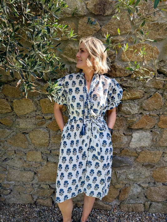 Shirley blue dress