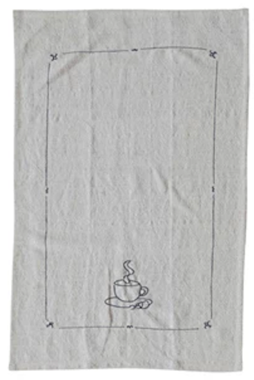 Embroidered Tea & Coffee towels