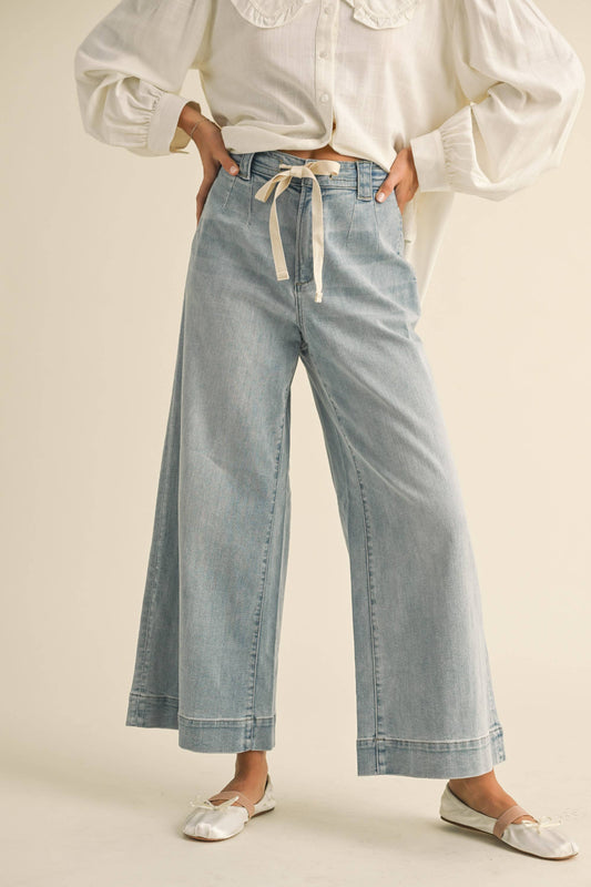 Washed Denim Coastal Pant