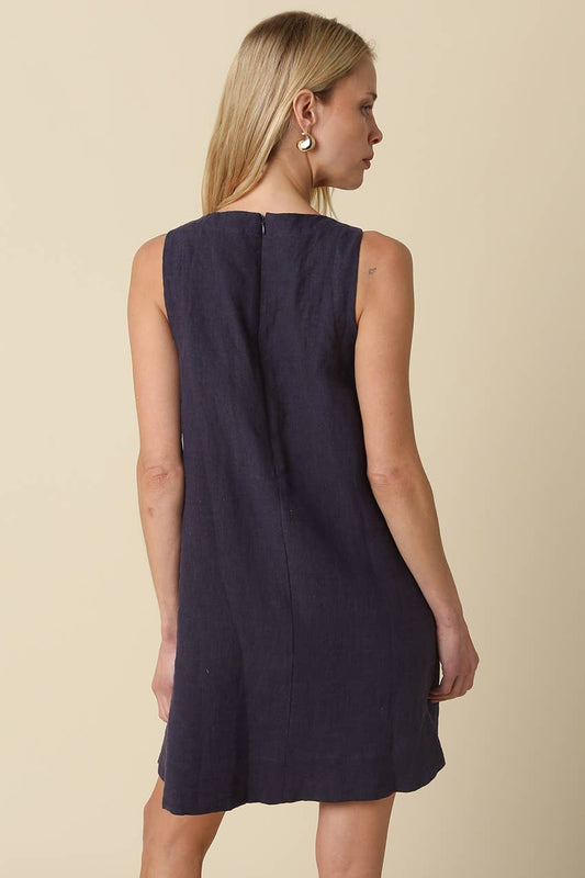 Lena Linen Mini Dress