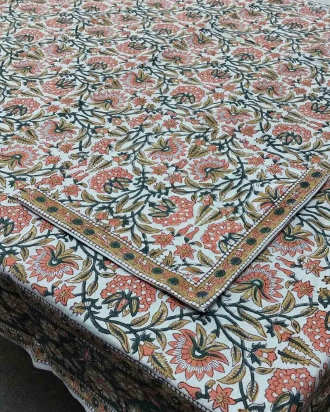 Peach Suzette Tablecloth