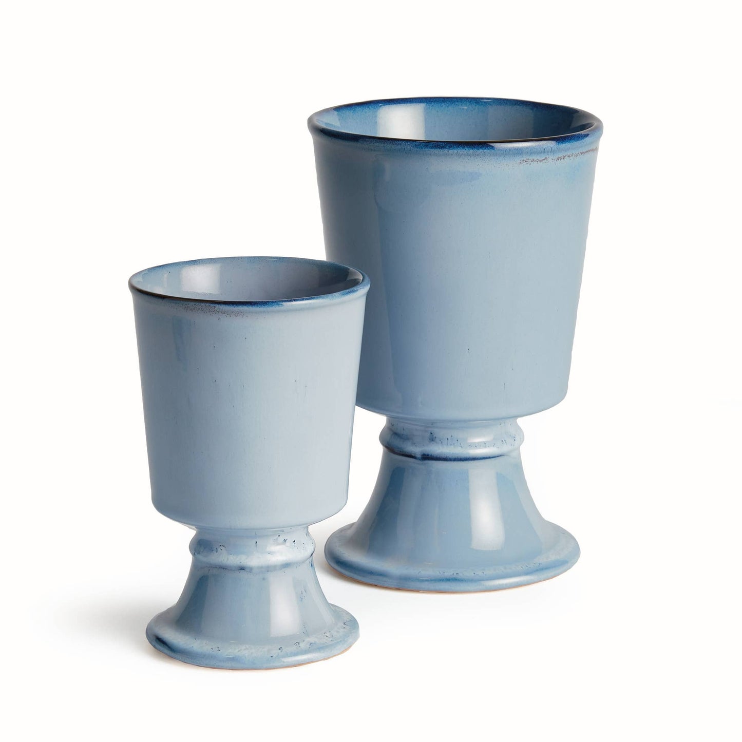 Kelcy Footed Cachepots, Blue