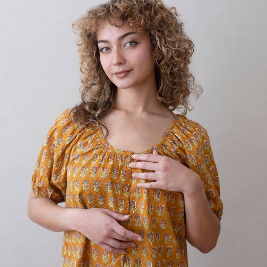 Flora Top- Malin Gold