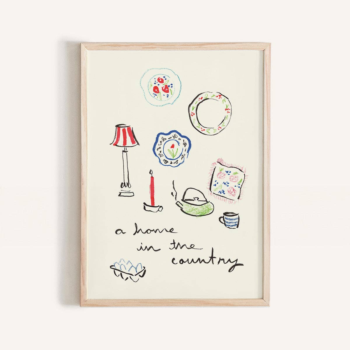 “A Home in the Country” Art Print