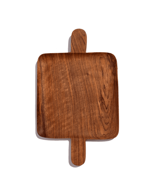 Walnut Double Handed Tray