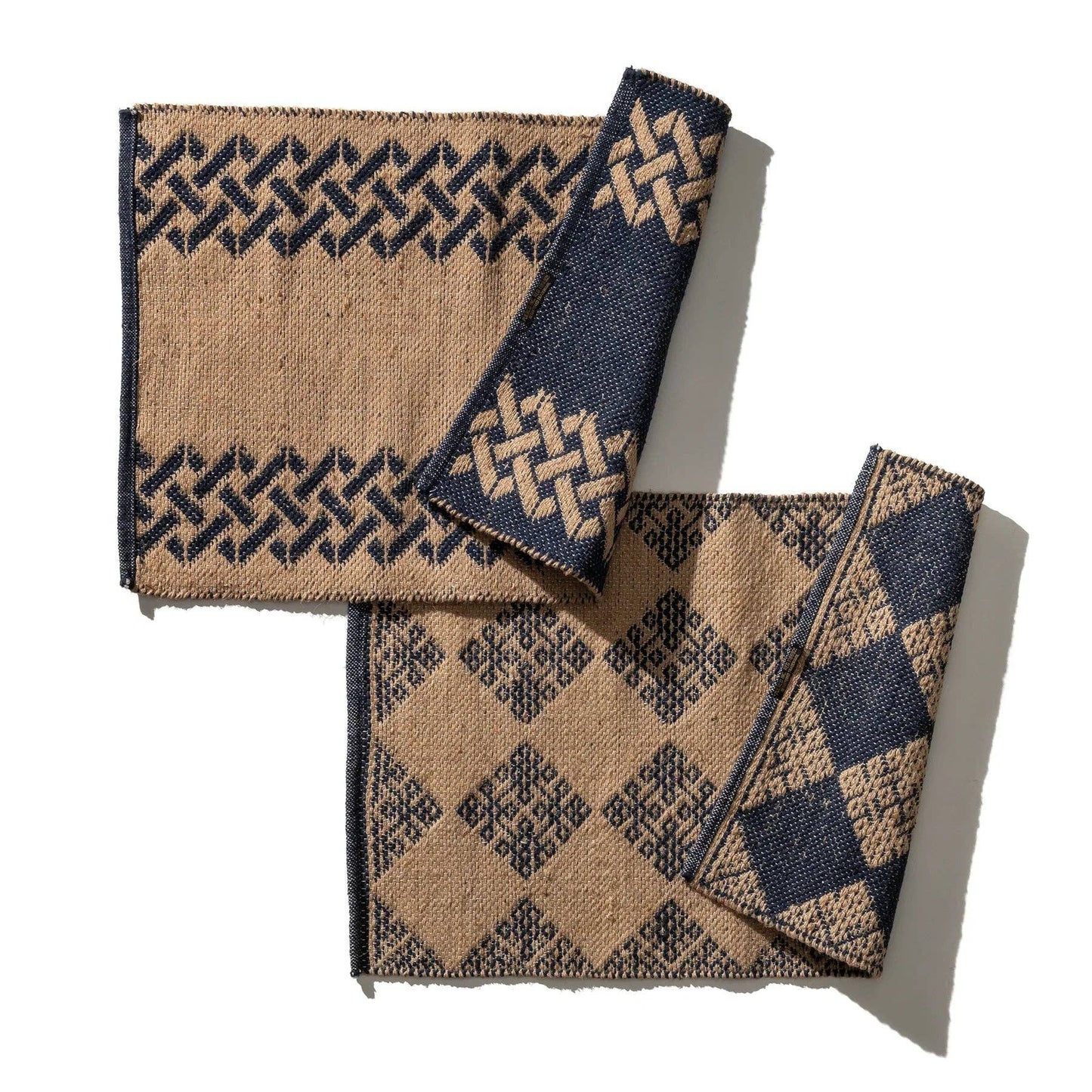 Sicilian Tile Patterned Jute Rug
