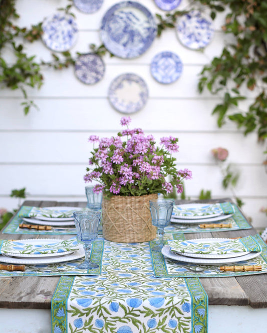 Pomegranate Blue Placemat