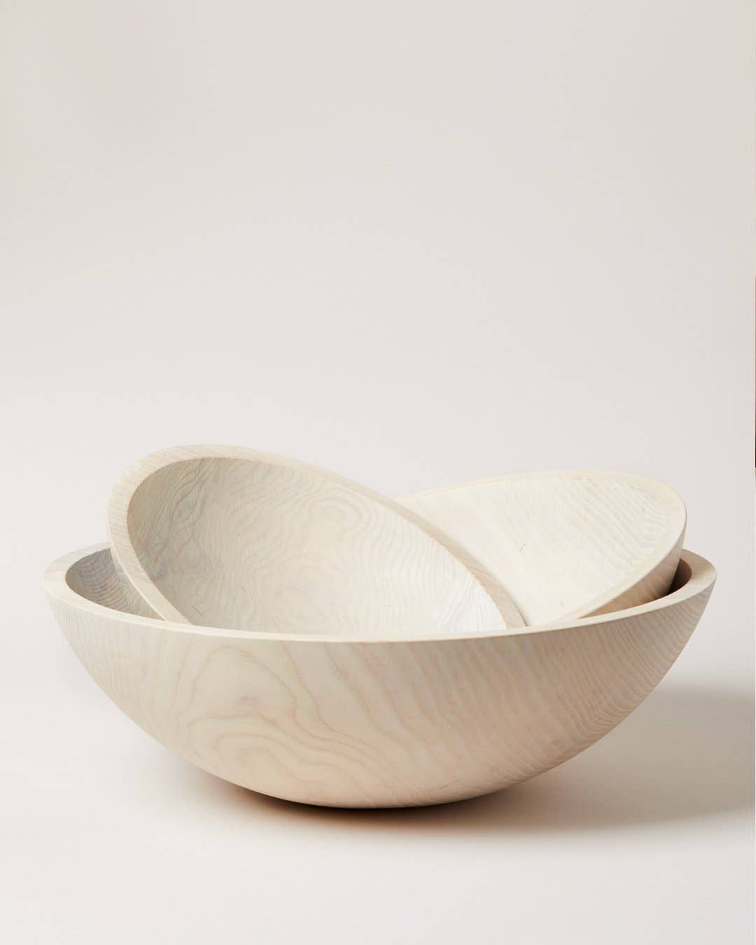 White Wooden Bowls