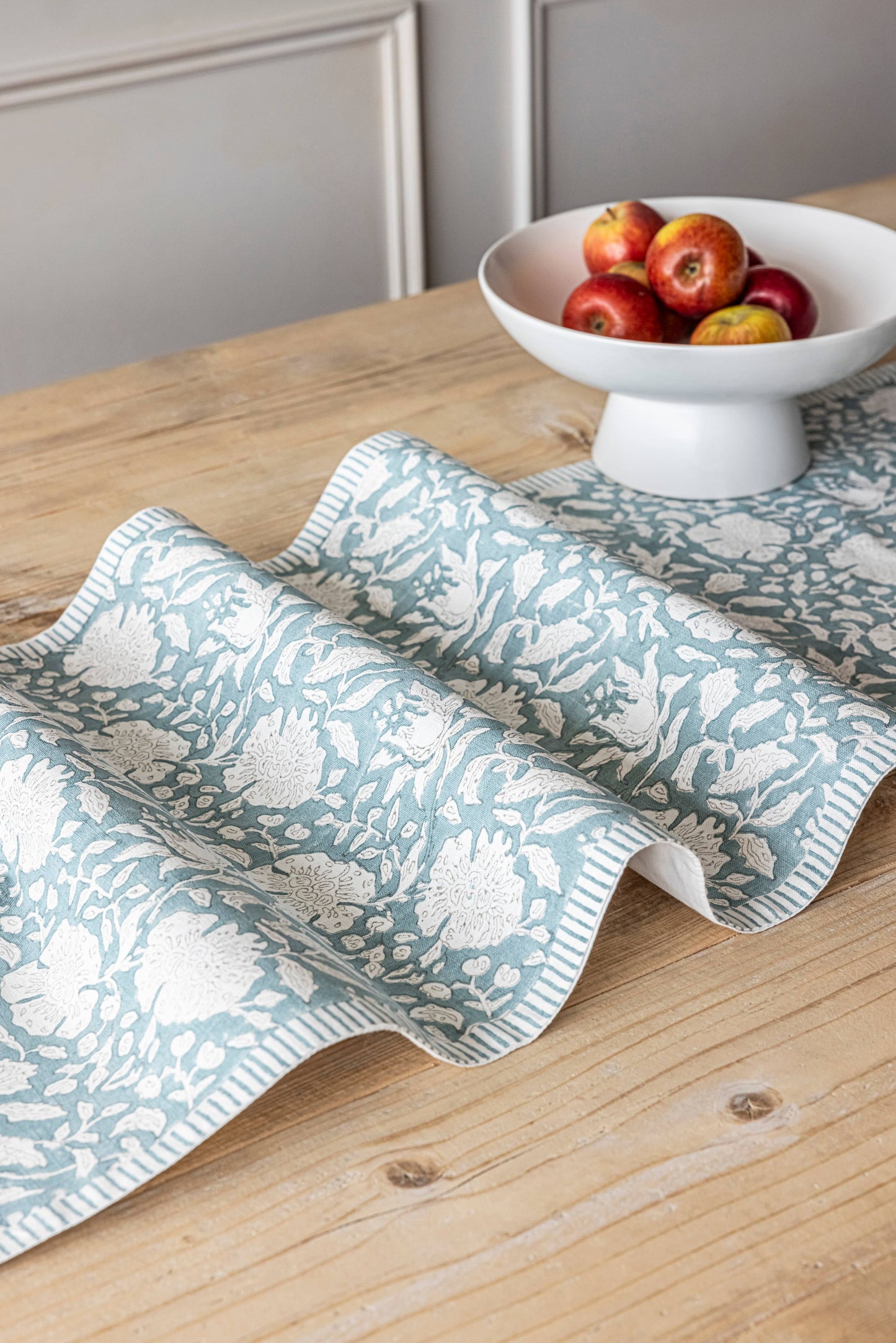 Block Print Table Runner 18x108