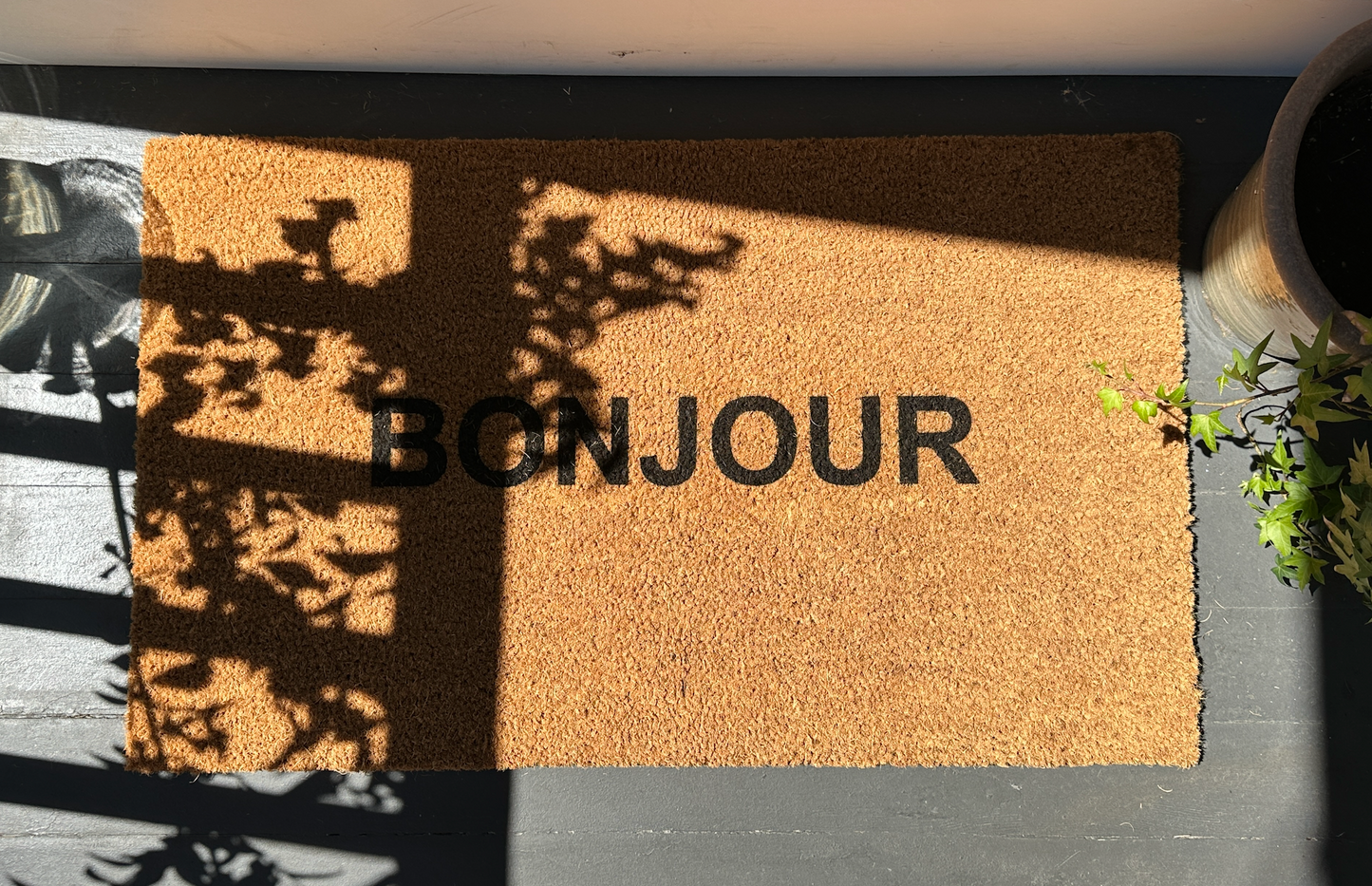 Bonjour Door Mat