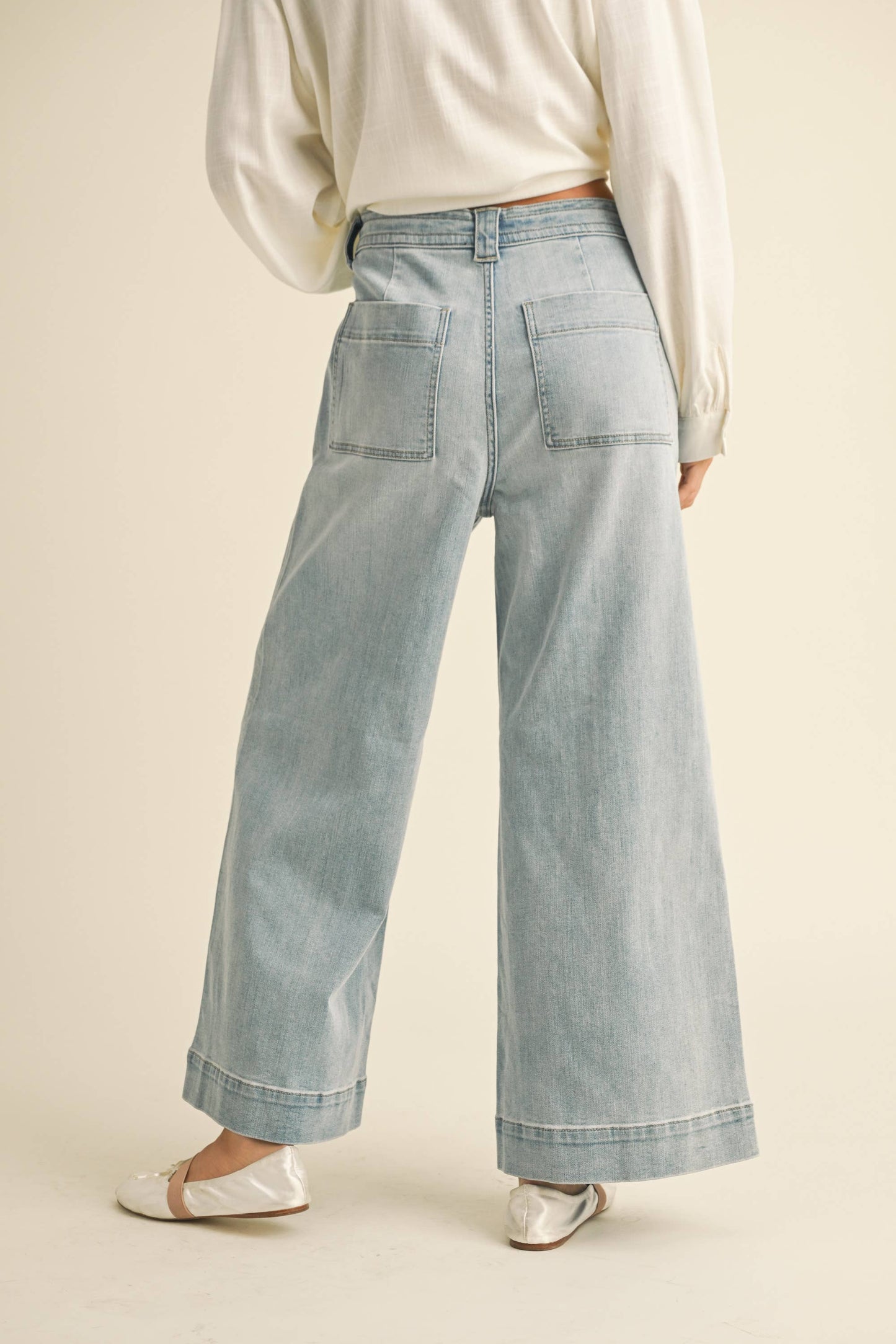Washed Denim Coastal Pant