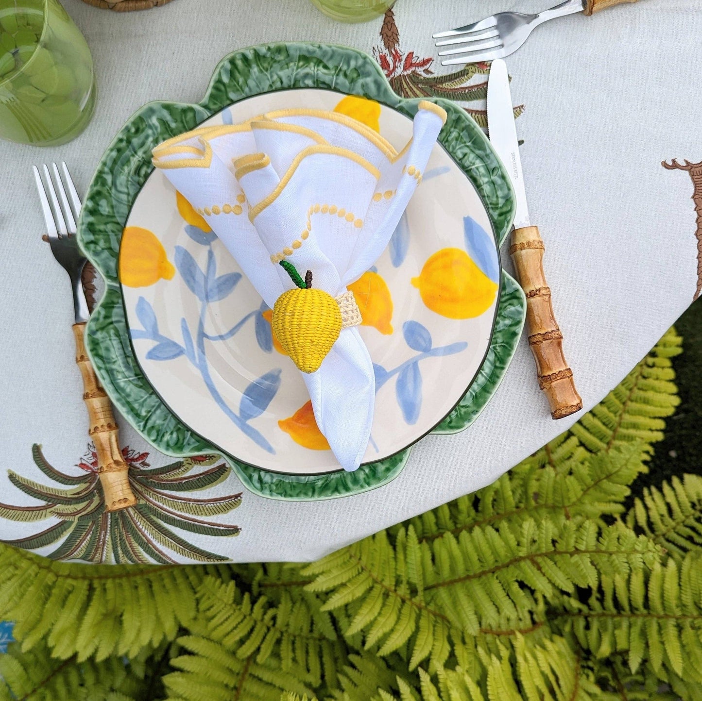 Palm Tree Round Tablecloth