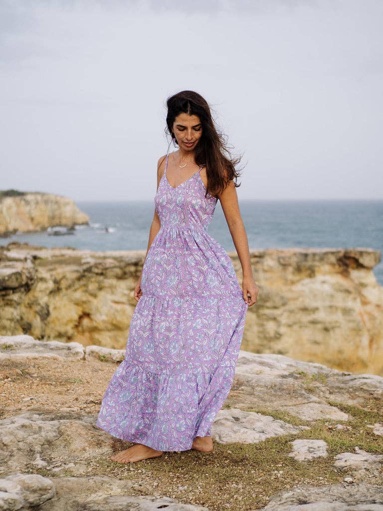Sol Dress in Lavender Drift