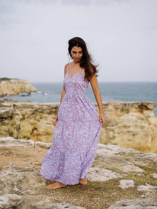 Sol Dress in Lavender Drift