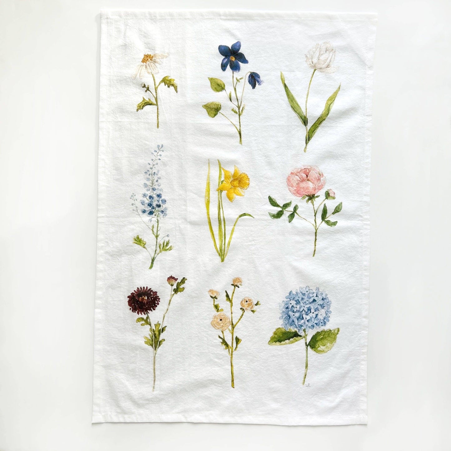 Garden Flowers Dish towel