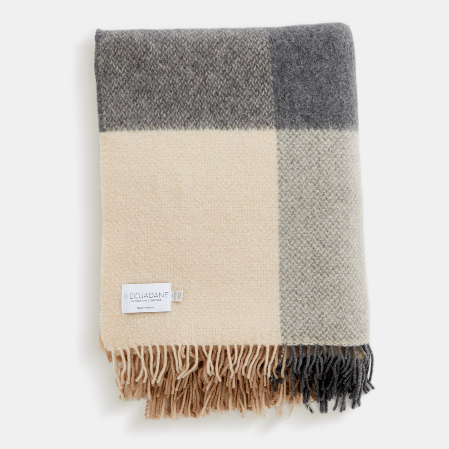 Cashmere & Wool Handwoven Throw Blanket