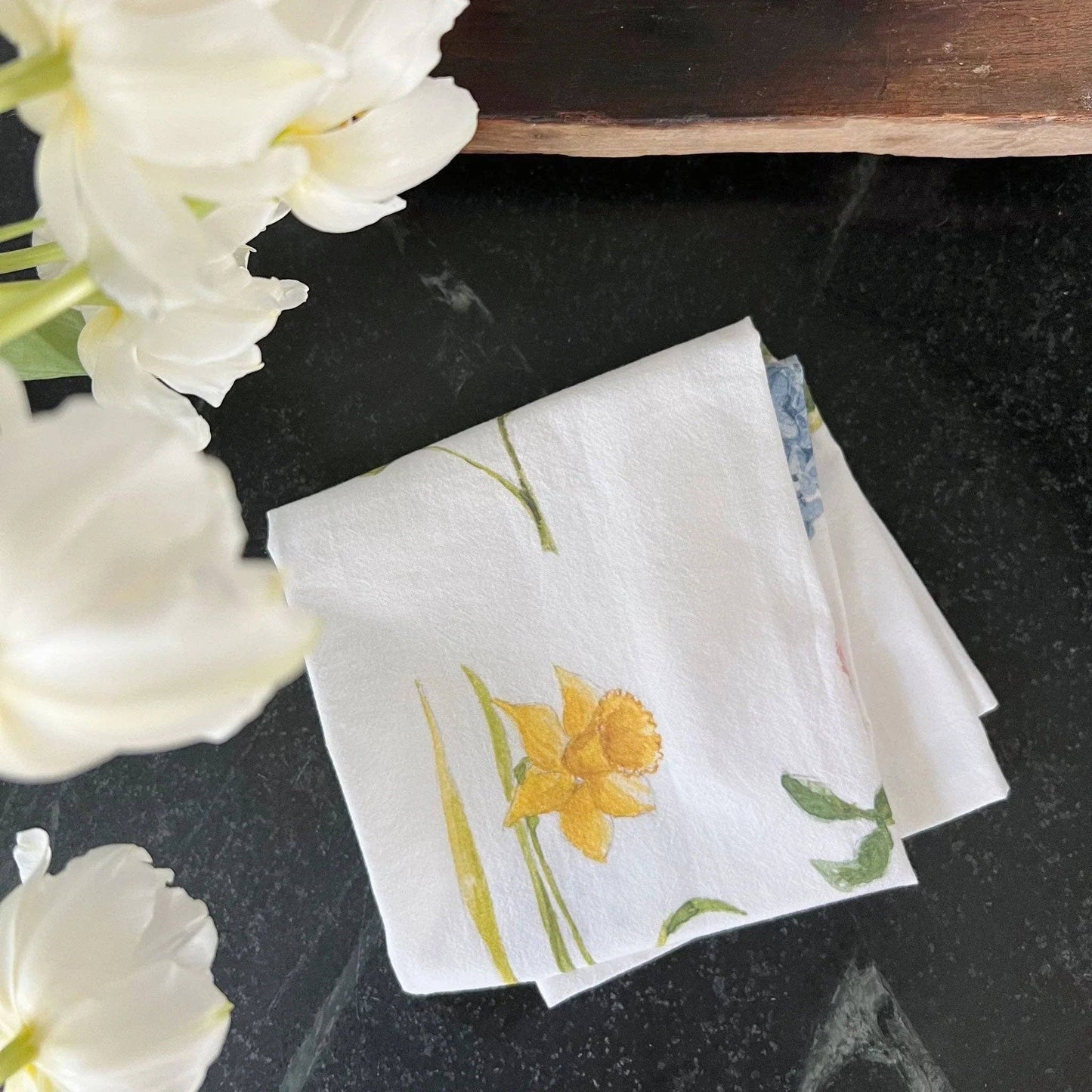 Garden Flowers Dish towel