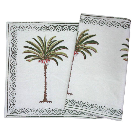 Palm Tree Table Runner