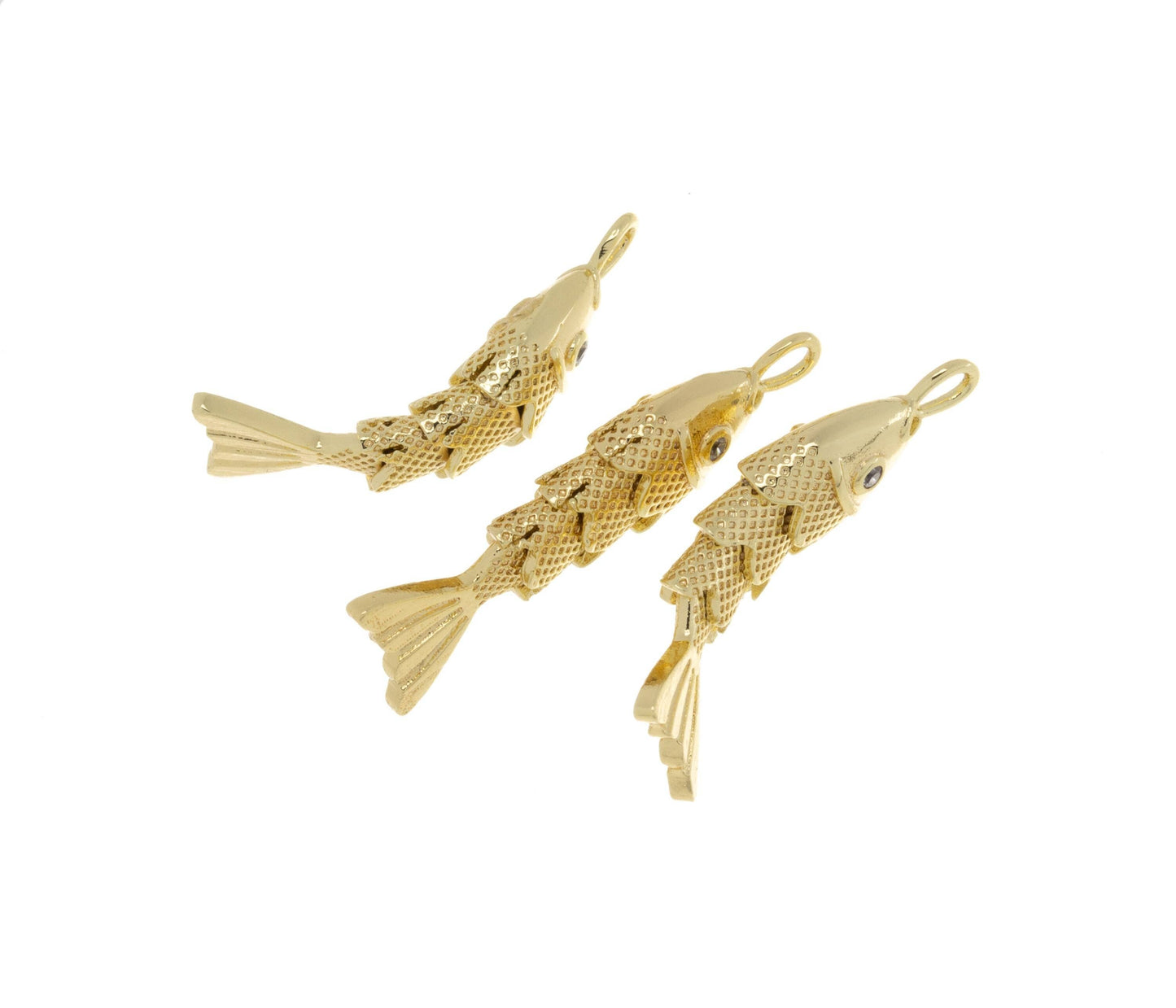 Tiered Fish Charm