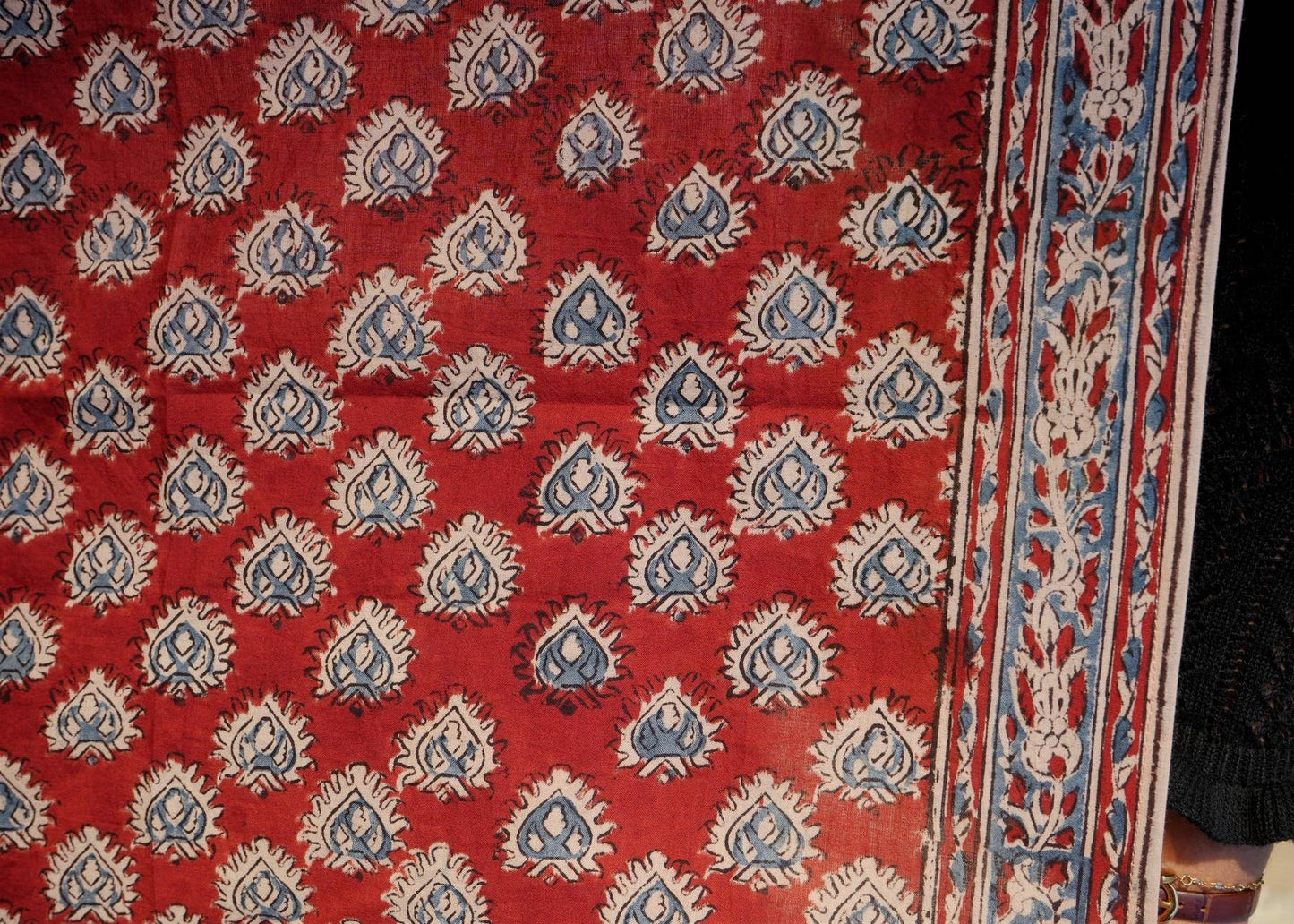 Rouge Kalamkari Cotton Bandana