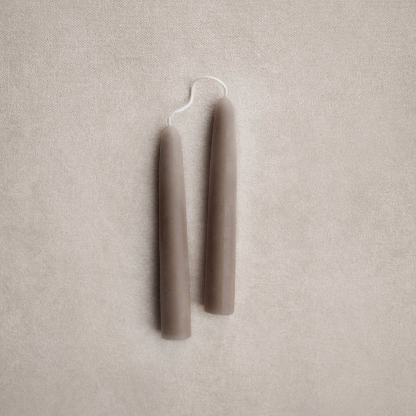 6" Beeswax Mushroom Taper Candles