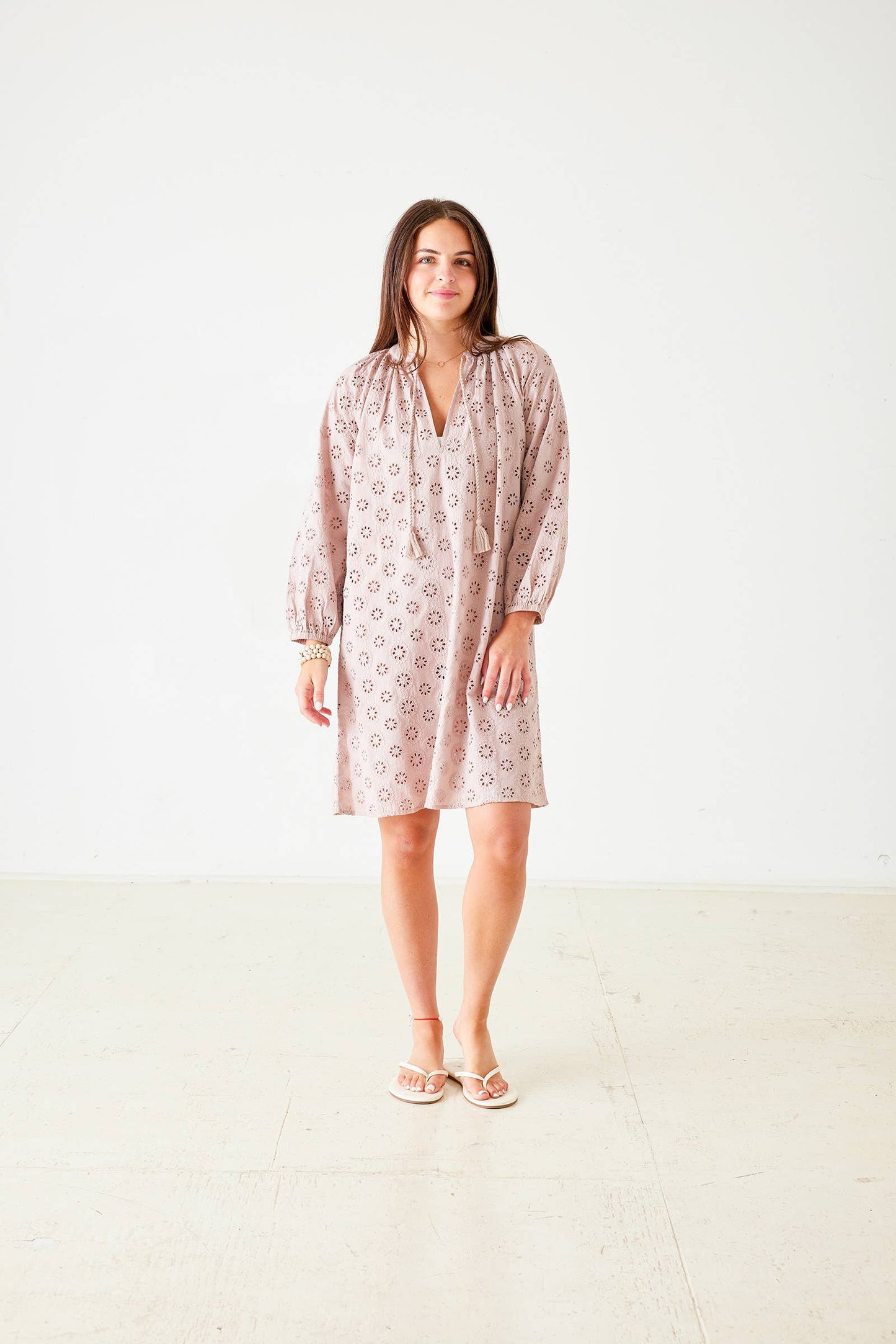 Daisy Eyelet Cover Up