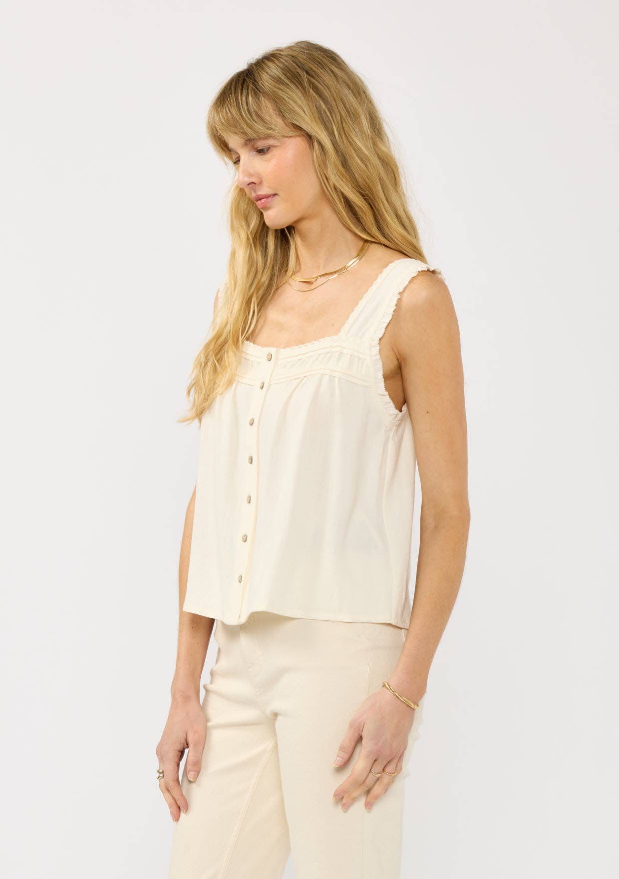 Francis Lace Trim Tank