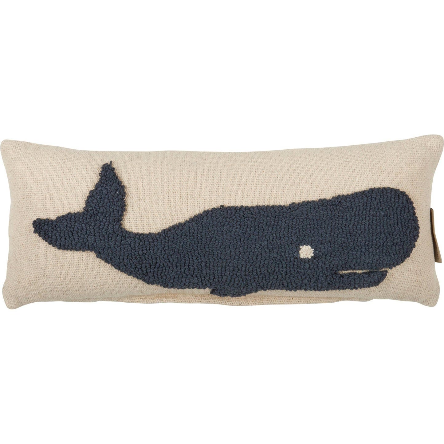 Hooked Whale Pillow