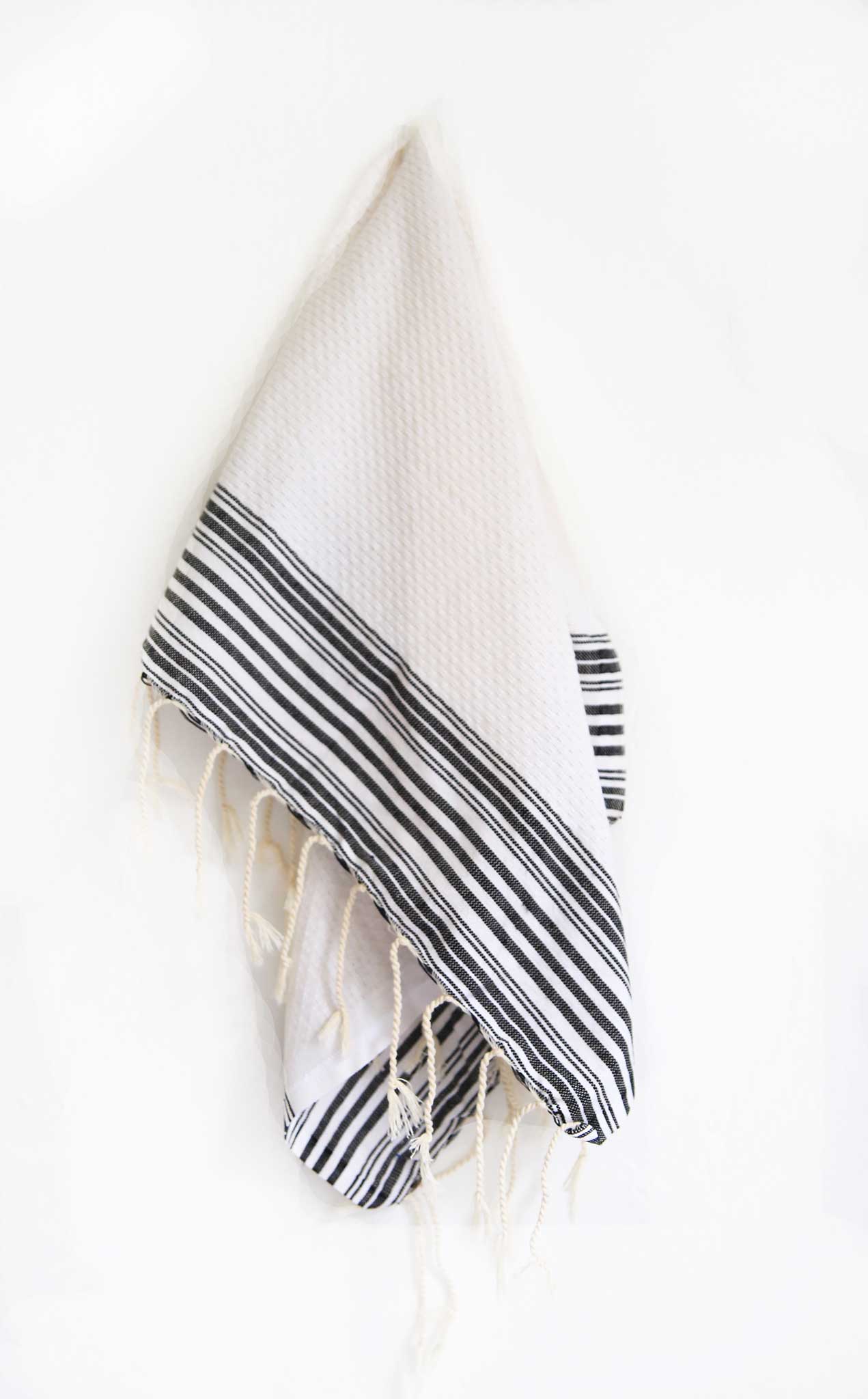 White Honeycomb Hand Towel
