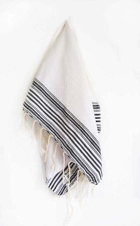 White Honeycomb Hand Towel