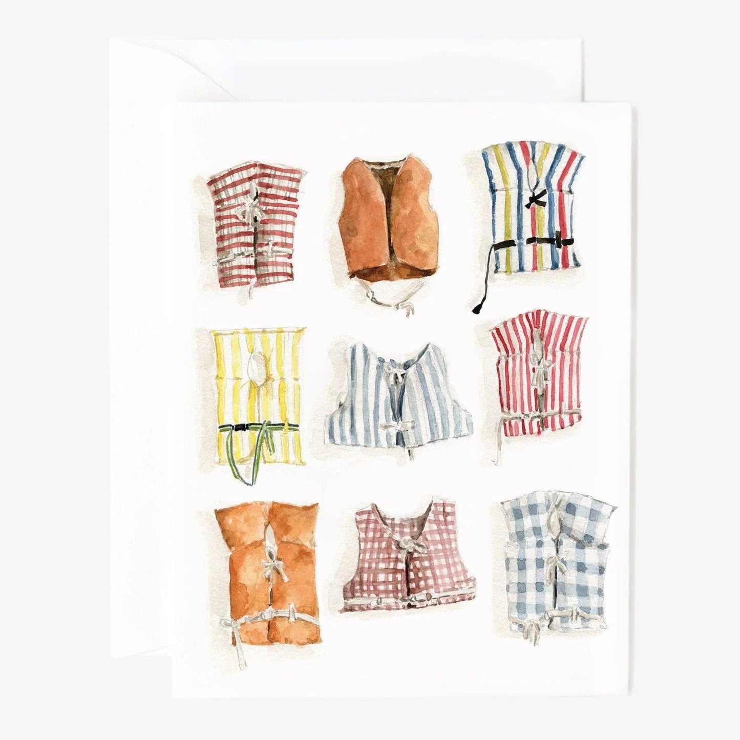Boat coats notecards