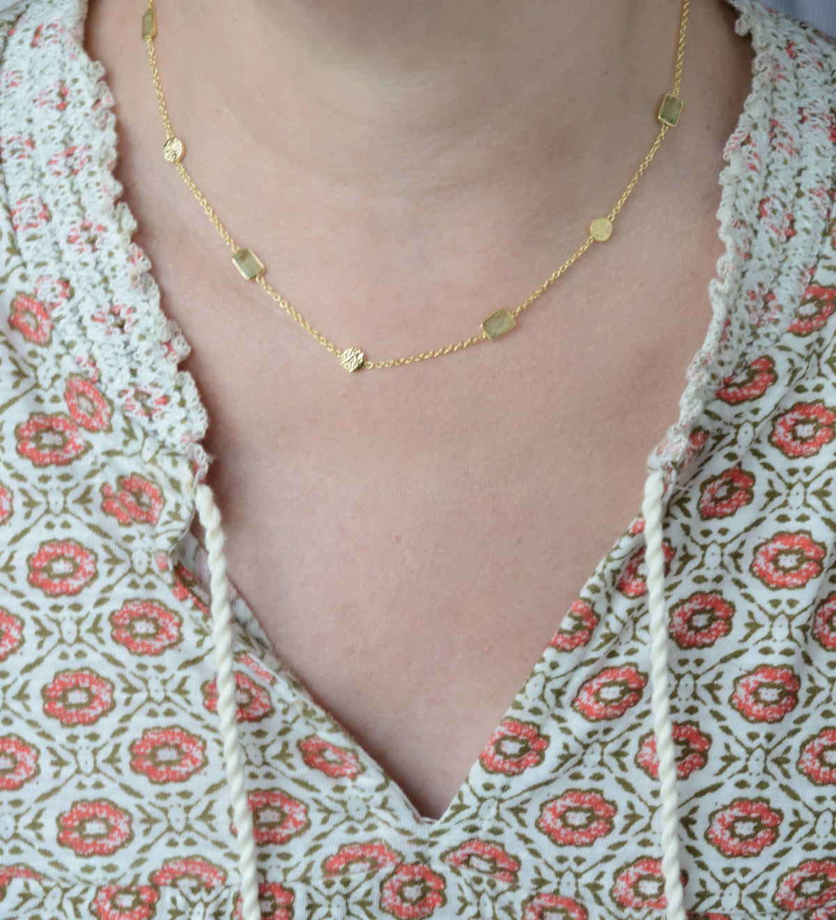 Aimée Amethyst necklace