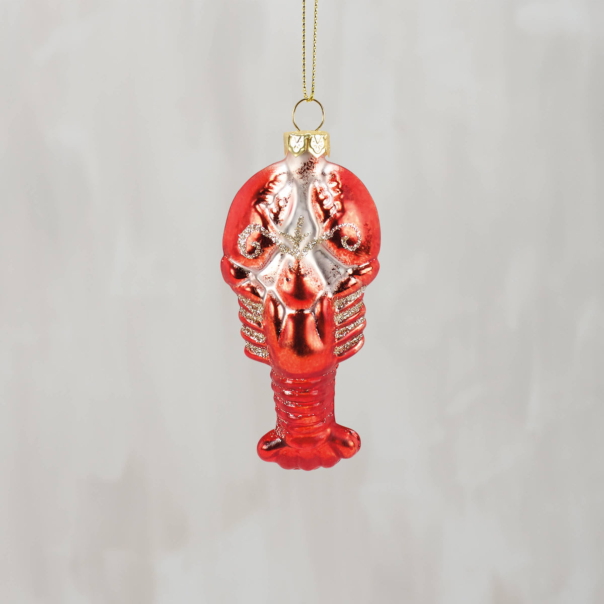 Glass Lobster Ornament