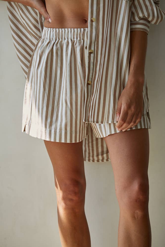 Sand Stripe Shorts