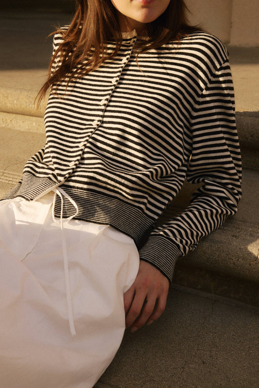 The Montana Stripe Cardigan
