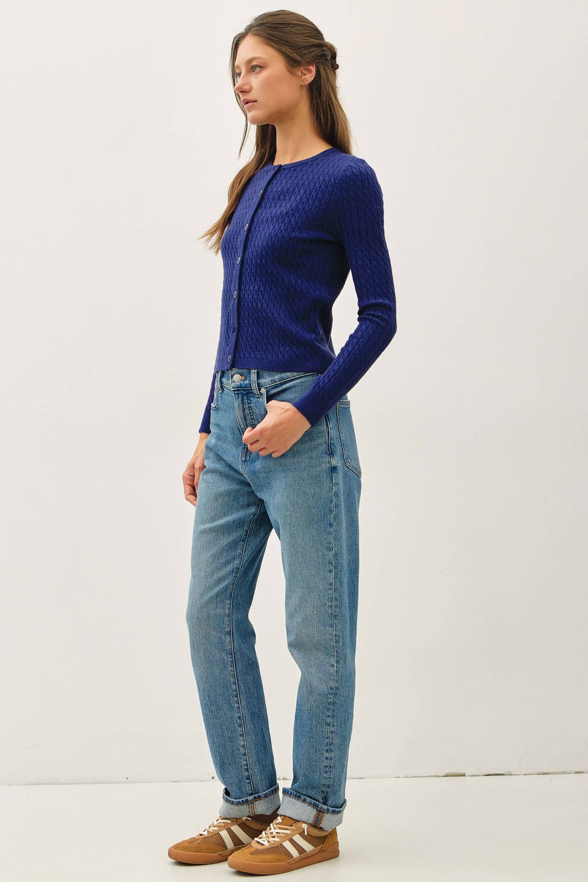 Le Cable Knit Cardi