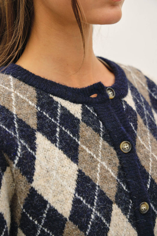 Argyle Cardigan