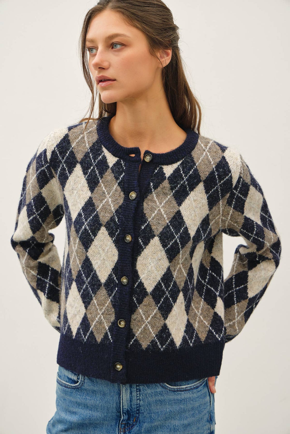 Argyle Cardigan