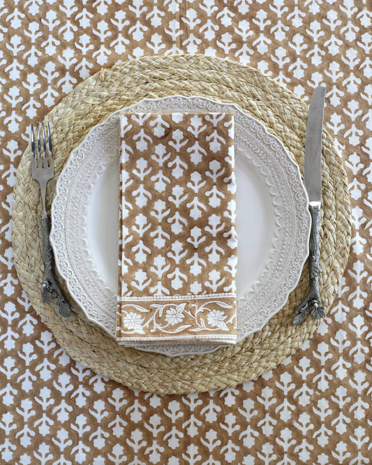 Napkin Charlotte Caramel, Set of 2