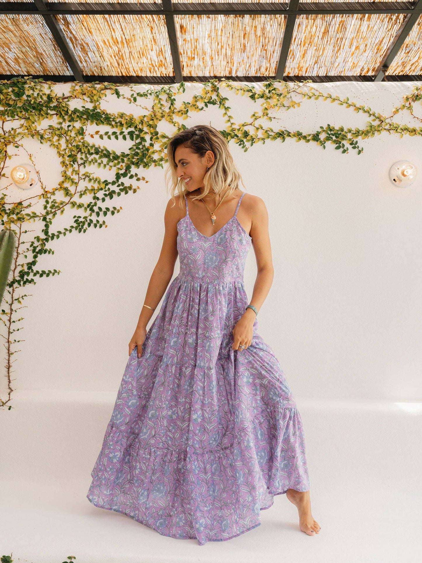 Sol Dress in Lavender Drift