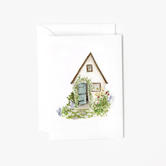 Garden cottage mini enclosure notecard