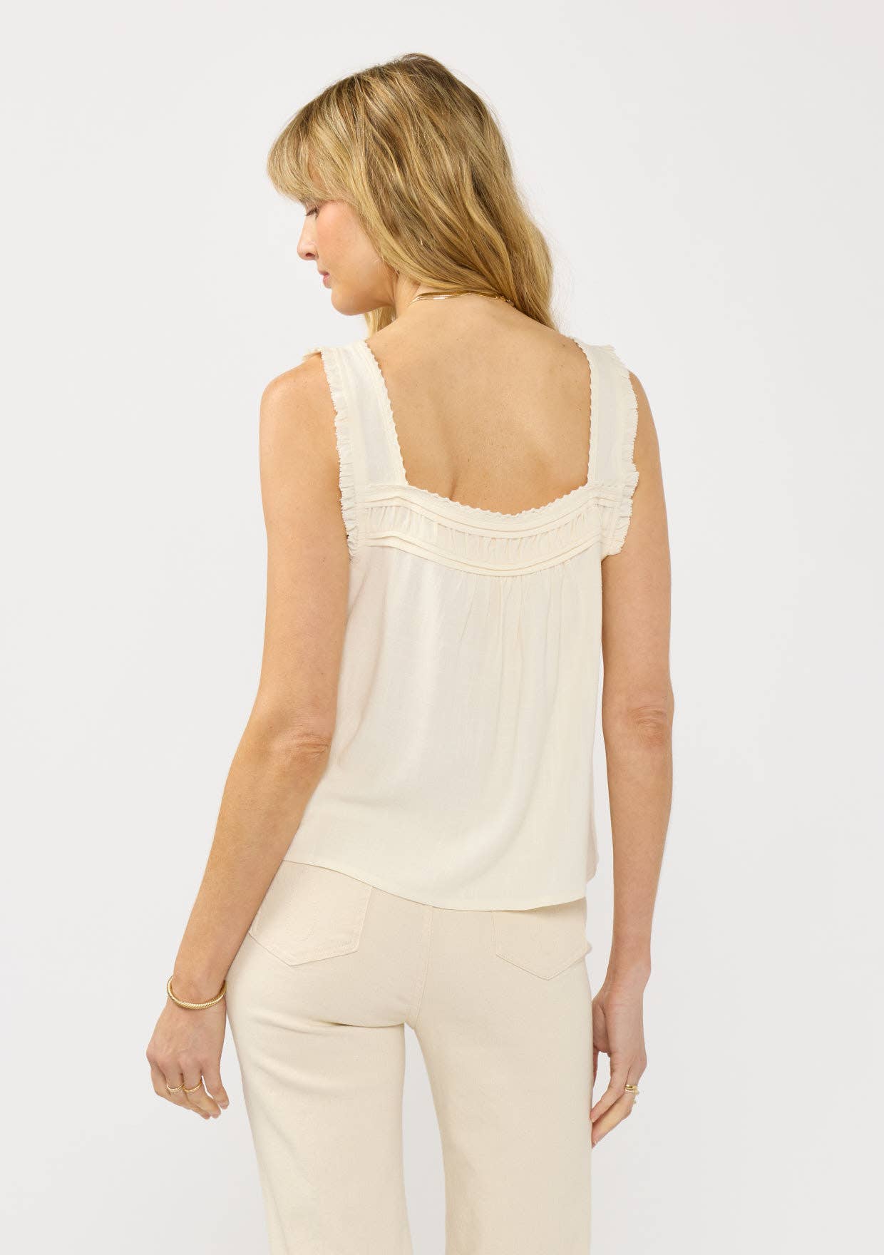 Francis Lace Trim Tank