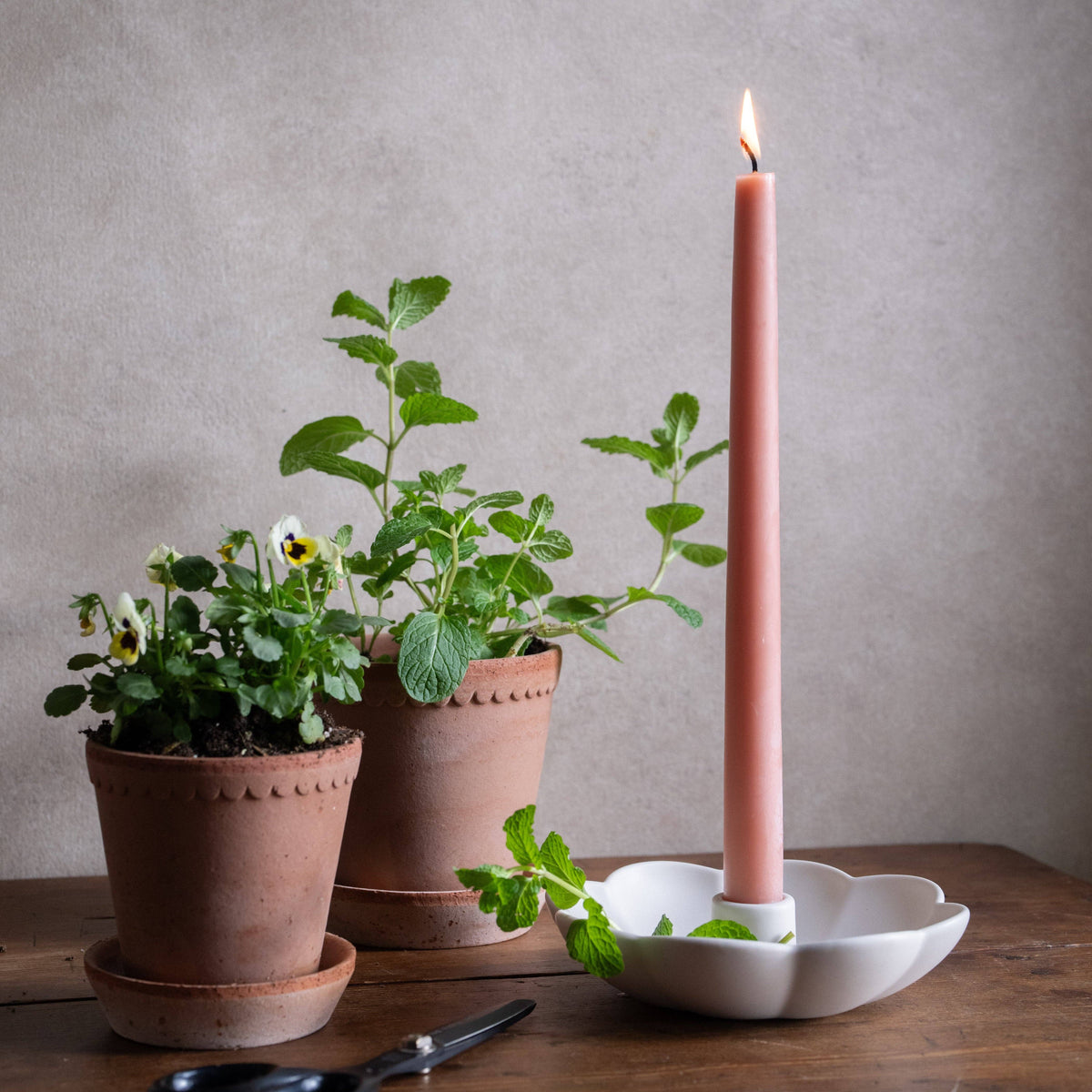 Fleur Taper Holder