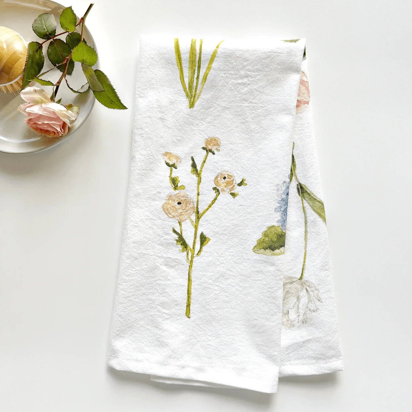 Garden Flowers Dish towel